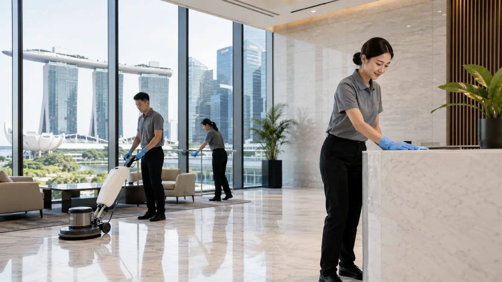 Pristine Corporate Workspace Space